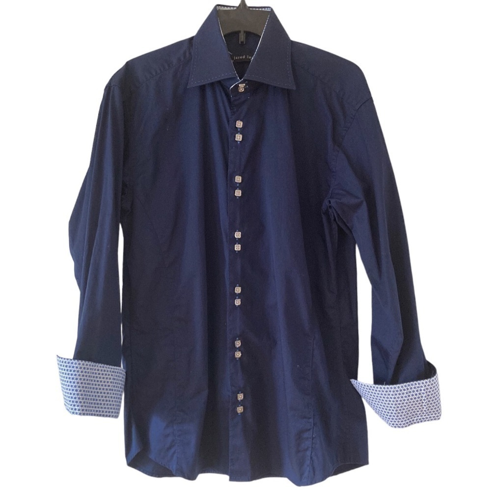 Jared Lang Men's Button-Down Shirt Long Sleeve Casual Shirt